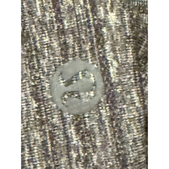 Lululemon Mens Metal Vent Tech Short Sleeve Shirt Gray/Black Ombre Stripe Lightw - Picture 7 of 8